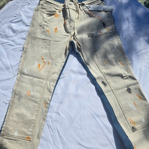 First Row Slim Straight Jeans 34x32 - Picture 1 of 2